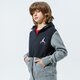 Gyerek pulóver JORDAN PULÓVER CIPZÁRAS KAPUCNIS JUMPMAN AIR FLEECE FZ 957583-k6n szín: szürke