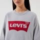 Női pulóver LEVI'S PULÓVER GRAPHIC STANDARD CREW 18686-0012 szín: szürke