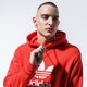 Férfi pulóver ADIDAS PULÓVER KAPUCNIS TREFOIL HOODIE fm3783 szín: piros