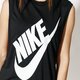 Női póló NIKE TANK W NSW ESSNTL TANK SS HBR SSNL 883964-010 szín: fekete