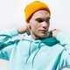 Férfi pulóver ADIDAS PULÓVER KAPUCNIS ESSENTIAL HOODY gn3391 szín: kék