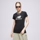 Női póló NEW BALANCE PÓLÓ NB ESSENTIALS STACKET LOGO TEE wt31546bk szín: fekete