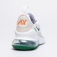 Gyerek sportcipők NIKE AIR MAX 270 GS dx3063-100 szín: fehér