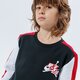 Gyerek pulóver JORDAN PULÓVER JUMPMAN CLASSICS III CREW 957424-023 szín: fekete