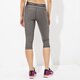 Női nadrágok UNDER ARMOUR LEGGINGSHEATGEAR 1271790090 szín: szürke