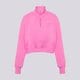 Női pulóver NIKE PULÓVER CIPZÁRAS W NSW PHNX FLC QZ CROP dq5767-675 szín: rózsaszín
