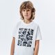 Gyerek póló NIKE PÓLÓ B NSW TEE VERBIAGE 3 cz1818-100 szín: fehér