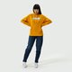 Női pulóver LEVI'S PULÓVER KAPUCNIS GRAPHIC STANDARD HOODIE 18487-0114 szín: mustársárga