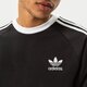 Férfi póló ADIDAS PÓLÓ 3-STRIPES TEE gn3495 szín: fekete