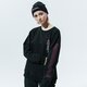 Női pulóver VANS PULÓVER 66 SUPPLY CREW vn0a53osblk1 szín: fekete