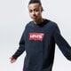 Férfi pulóver LEVI'S PULÓVER GRAPHIC CREW B 17895-0111 szín: fekete
