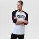 Férfi póló VANS PÓLÓ MN OTW RAGLAN WHITE/BLACK vn000xxmyb21 szín: fehér