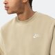 Férfi pulóver NIKE PULÓVER NIKE SPORTSWEAR CLUB FLEECE bv2662-250 szín: bézs