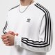 Férfi pulóver ADIDAS PULÓVER 3-STRIPES CREW he9483 szín: fehér