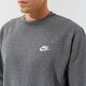 Férfi pulóver NIKE PULÓVER SPORTSWEAR CLUB FLEECE bv2662-071 szín: szürke