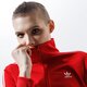 Női pulóver ADIDAS PULÓVER CIPZÁRAS FIREBIRD TT PB gn2818 szín: piros