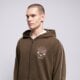 Férfi pulóver PROSTO PULÓVER CIPZÁRAS ZIP HOODIE ATHLETIC WASHED BROWN kl252mswe2071 szín: barna