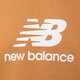 Férfi pulóver NEW BALANCE PULÓVER KAPUCNIS ESSENTIALS STACKED mt31537tob szín: barna