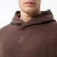 Férfi pulóver CONFRONT PULÓVER KAPUCNIS HOODIE ESSENTIAL cf322blm12001 szín: bordó