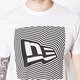 Férfi póló NEW ERA TRIKÓ FLAG WAVE WHT 11450951 szín: fehér