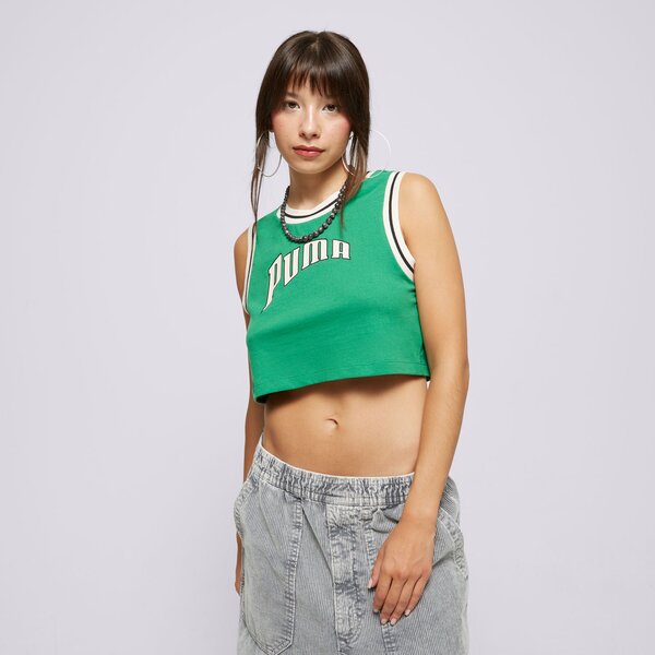 Puma Póló Graphic Cropped Zöld EUR XS