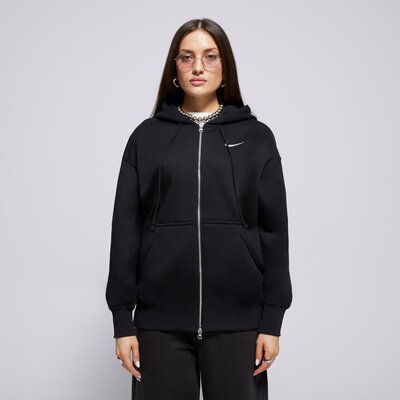Nike Pulóver Cipzáras W Nsw Phnx Flc Fz Os Hoodie Phoenix Fekete EUR S