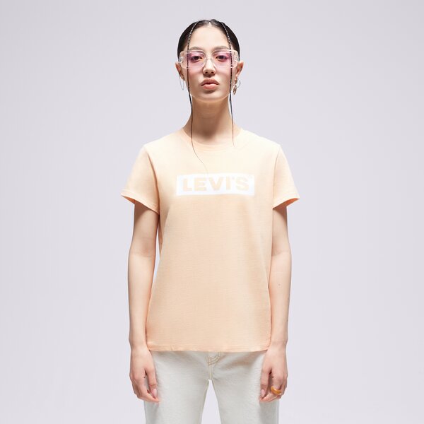 Levi&#039;s Póló The Perfect Tee Neutrals Sárga EUR L