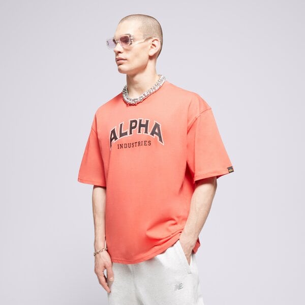 Alpha Industries Póló College T Piros EUR S