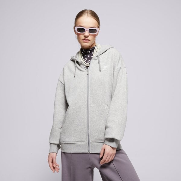 Adidas Pulóver Kapucnis Ess Fz Hoodie Szürke EUR 40
