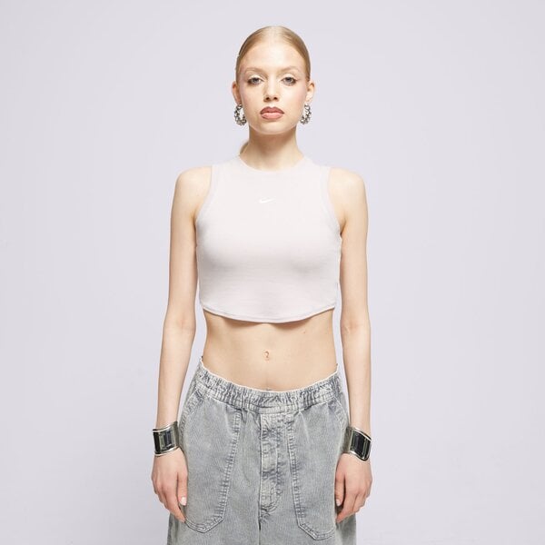 Nike Póló W Nsw Essntl Rib Crp Tank Rózsaszín EUR XS