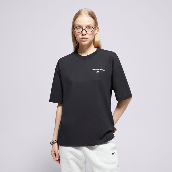 New Balance Póló Reimagined Oversized Fekete EUR S