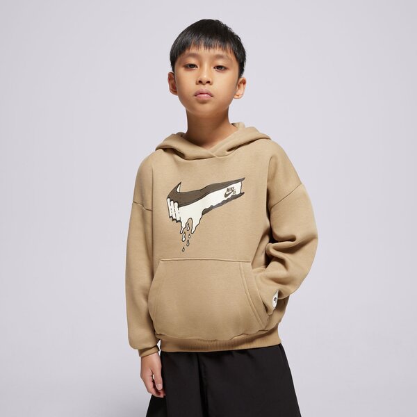 Nike Pulóver Kapucnis K Nike Sb Flc Hoodie Boy Zöld EUR 137-147