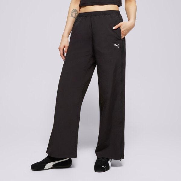 Puma Nadrág Relaxed Woven Zip-Off Pants Op Fekete EUR M