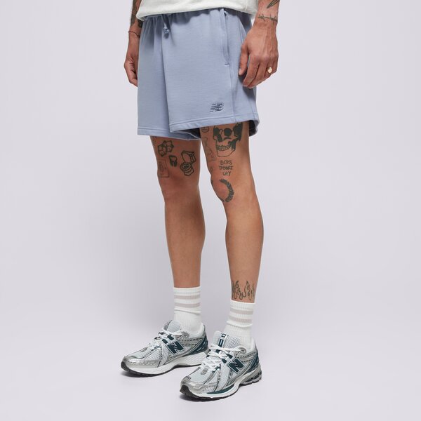 New Balance Rövidnadrág Athletics  French Terry Short 5&quot; Kék EUR S